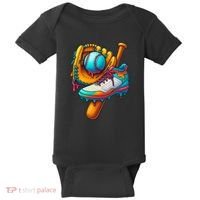 Ice Cream Shoes Drip Baseball Stuff Baby Bodysuit thumb 0