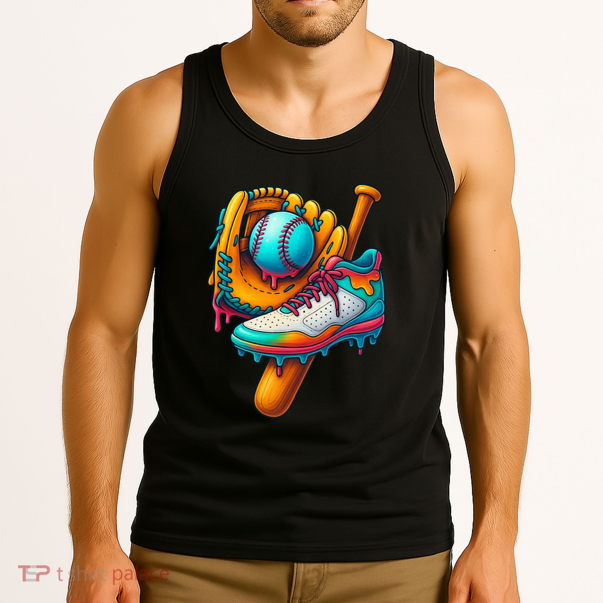 Ice Cream Shoes Drip Baseball Stuff Tank Top