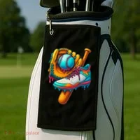 Ice Cream Shoes Drip Baseball Stuff Golf Towel thumb 2