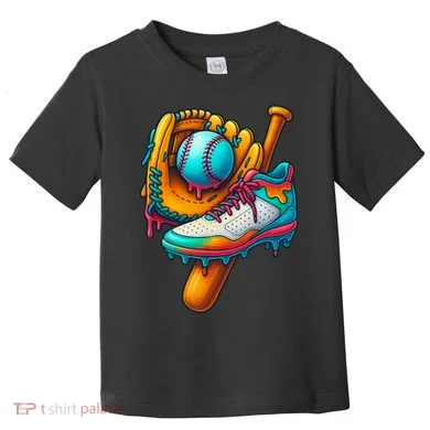 Ice Cream Shoes Drip Baseball Stuff Toddler T-Shirt