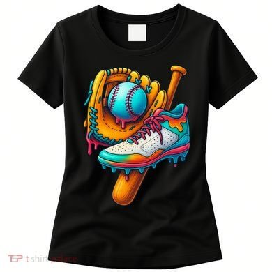 Ice Cream Shoes Drip Baseball Stuff Women's T-Shirt