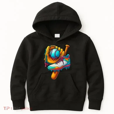 Ice Cream Shoes Drip Baseball Stuff Kids Hoodie