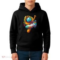 Ice Cream Shoes Drip Baseball Stuff Kids Hoodie thumb 4