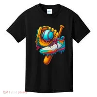 Ice Cream Shoes Drip Baseball Stuff Kids T-Shirt thumb 0