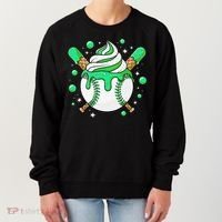 Ice Cream Drip Baseball Stuff Stuff Baseball Women's Sweatshirt thumb 0