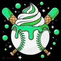 Ice Cream Drip Baseball Stuff Stuff Baseball Coffee Mug thumb 5