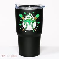 Ice Cream Drip Baseball Stuff Stuff Baseball Tumbler thumb 0