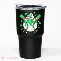 Ice Cream Drip Baseball Stuff Stuff Baseball Tumbler thumb 0