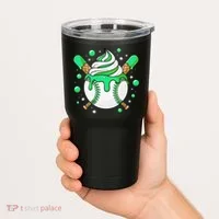 Ice Cream Drip Baseball Stuff Stuff Baseball Tumbler thumb 2