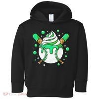 Ice Cream Drip Baseball Stuff Stuff Baseball Toddler Hoodie thumb 0