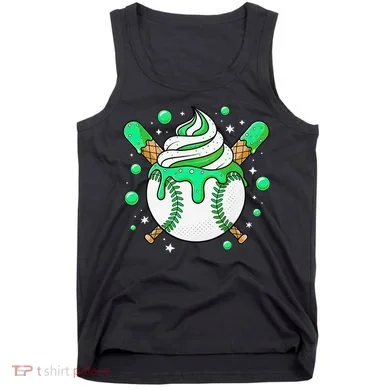 Ice Cream Drip Baseball Stuff Stuff Baseball Tank Top