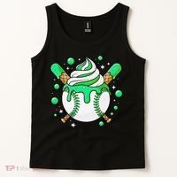 Ice Cream Drip Baseball Stuff Stuff Baseball Tank Top thumb 2