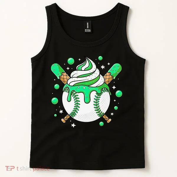Ice Cream Drip Baseball Stuff Stuff Baseball Tank Top