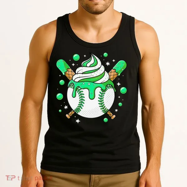 Ice Cream Drip Baseball Stuff Stuff Baseball Tank Top