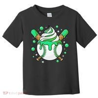 Ice Cream Drip Baseball Stuff Stuff Baseball Toddler T-Shirt thumb 0