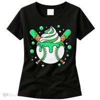 Ice Cream Drip Baseball Stuff Stuff Baseball Women's T-Shirt thumb 0