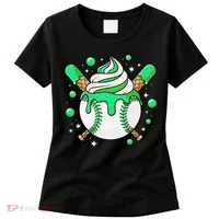Ice Cream Drip Baseball Stuff Stuff Baseball Women's T-Shirt thumb 0