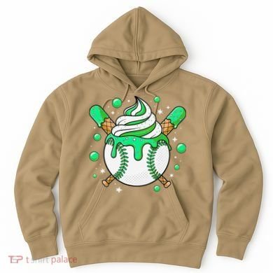 Ice Cream Drip Baseball Stuff Stuff Baseball Hoodie