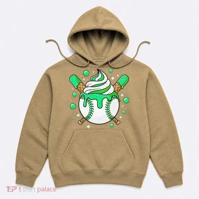 Ice Cream Drip Baseball Stuff Stuff Baseball Hoodie