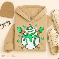 Ice Cream Drip Baseball Stuff Stuff Baseball Hoodie thumb 4