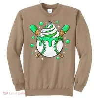 Ice Cream Drip Baseball Stuff Stuff Baseball Sweatshirt thumb 0