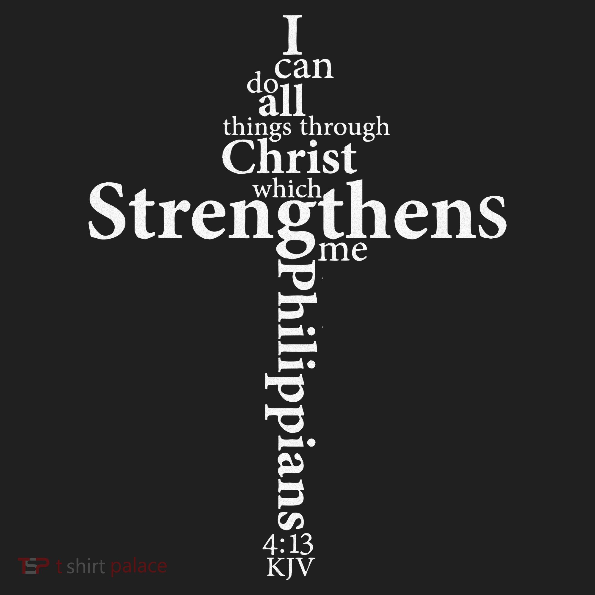 I Can Do All Things Through Christ Who Strengthens Me Cross Gift Beanie