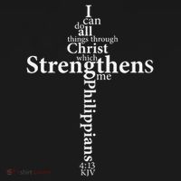I Can Do All Things Through Christ Who Strengthens Me Cross Gift Women's Hoodie thumb 2