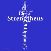 I Can Do All Things Through Christ Who Strengthens Me Cross Gift Sweatshirt thumb 3