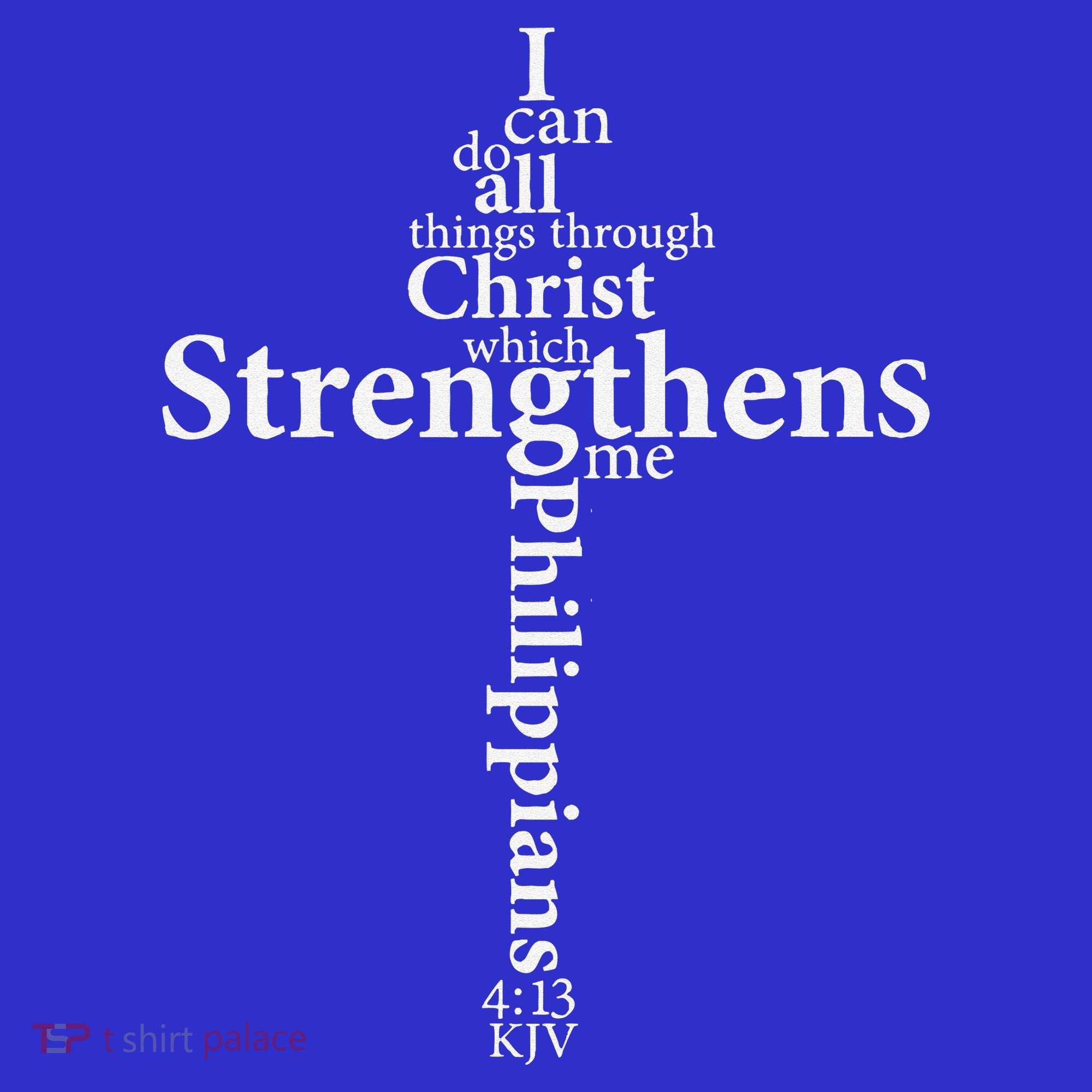 I Can Do All Things Through Christ Who Strengthens Me Cross Gift Sweatshirt
