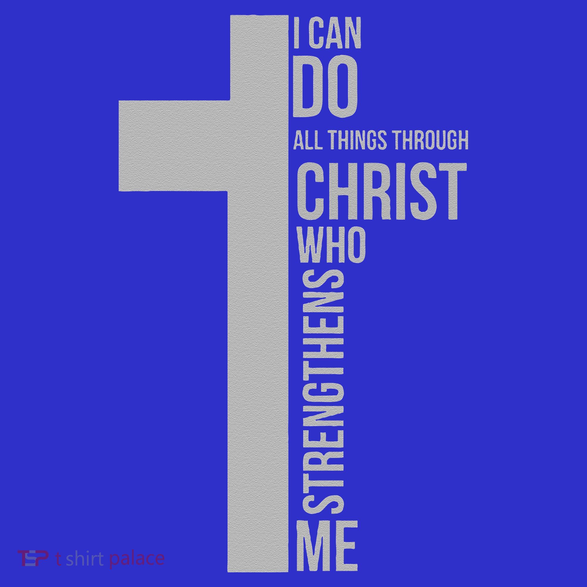 I Can Do All Things Through Christ Who Strengthens Me Cross Women's Tank Top