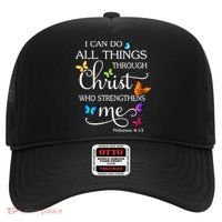 I Can Do All Things Through Christ Butterfly Art Gift Religious Cool Gift Hat thumb 0