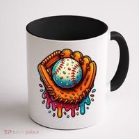Ice Cream Dripping Candy Sprinkles Baseball Stuff Coffee Mug thumb 1