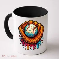 Ice Cream Dripping Candy Sprinkles Baseball Stuff Coffee Mug thumb 0