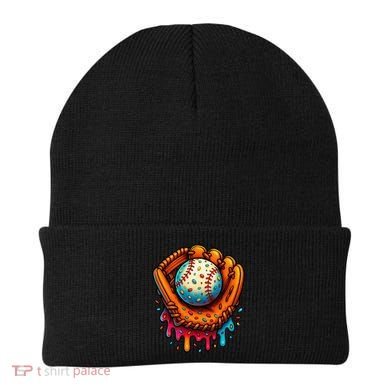 Ice Cream Dripping Candy Sprinkles Baseball Stuff Beanie
