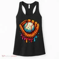 Ice Cream Dripping Candy Sprinkles Baseball Stuff Women's Tank Top thumb 0