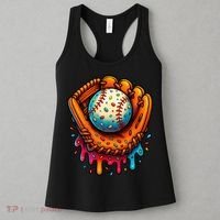 Ice Cream Dripping Candy Sprinkles Baseball Stuff Women's Tank Top thumb 3