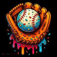 Ice Cream Dripping Candy Sprinkles Baseball Stuff Women's Tank Top thumb 5