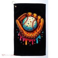 Ice Cream Dripping Candy Sprinkles Baseball Stuff Golf Towel thumb 0