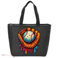 Ice Cream Dripping Candy Sprinkles Baseball Stuff Tote Bag thumb 0