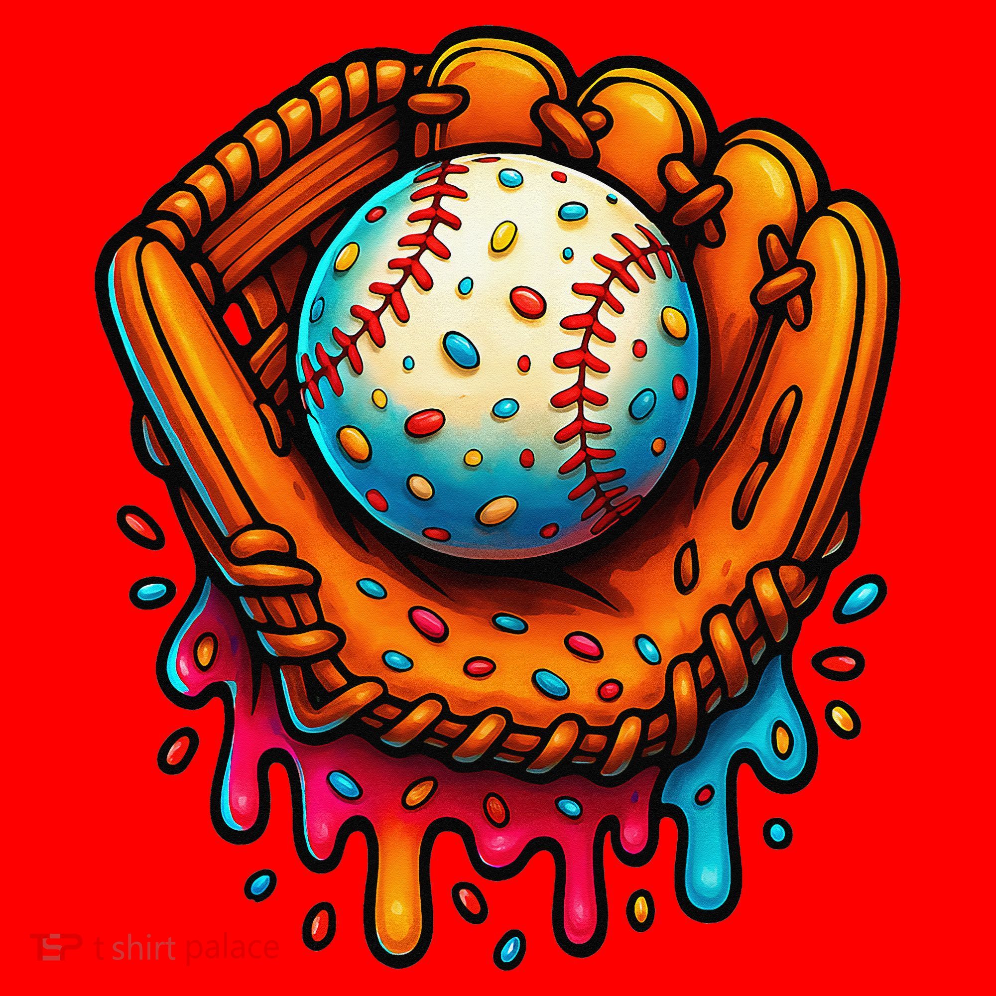 Ice Cream Dripping Candy Sprinkles Baseball Stuff Santa Hat
