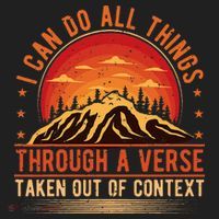 I Can Do All Things Through A Verse Taken Out Of Context Beanie thumb 2