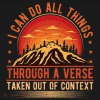 I Can Do All Things Through A Verse Taken Out Of Context Women's Hoodie thumb 2