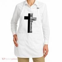 I Can Do All Things Through Christ Who Strengthens Me Cross Apron thumb 2