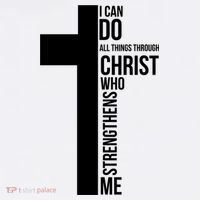 I Can Do All Things Through Christ Who Strengthens Me Cross Women's Hoodie thumb 2