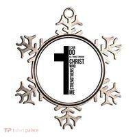 I Can Do All Things Through Christ Who Strengthens Me Cross Ornament thumb 0