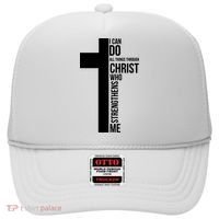 I Can Do All Things Through Christ Who Strengthens Me Cross Hat thumb 0