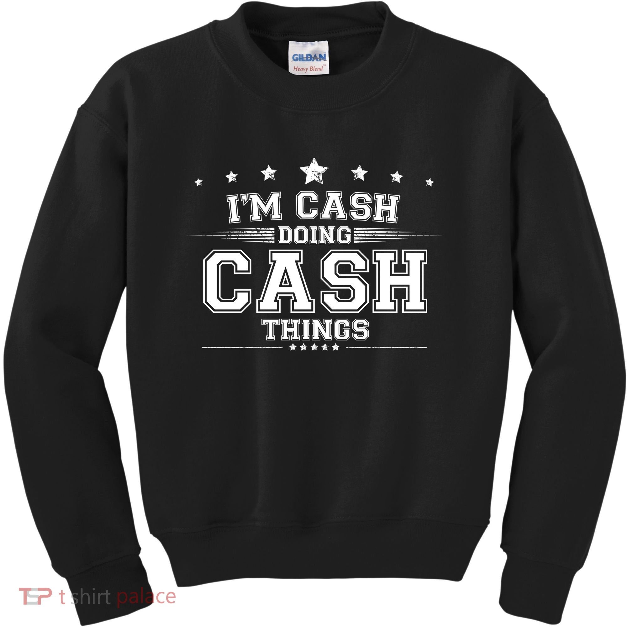 Im Cash Doing Cash Things Kids Sweatshirt