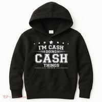 Im Cash Doing Cash Things Kids Hoodie thumb 0