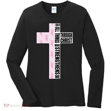 I Can Do All Things Through Christ Who Strengthens Dancer Women's Long Sleeve Shirt