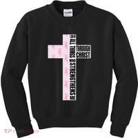 I Can Do All Things Through Christ Who Strengthens Dancer Kids Sweatshirt thumb 0